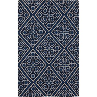 Beth Lacefield Hand woven Aetos Flatweave Reversible Wool Rug (5 X 8)