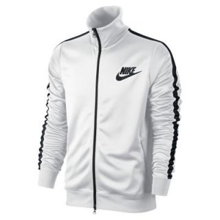 Nike Logo Mens Track Jacket   White