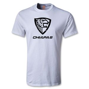 Euro 2012   Jaguares de Chiapas Distressed Logo T Shirt (White)