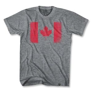 Objectivo Canada Vintage Flag T Shirt (Gray)