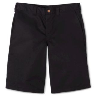 Dickies Mens Regular Fit Flex Fabric Flat Front Shorts   Black 30