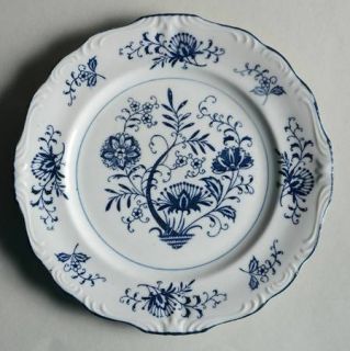 Sphinx Import Blue Dresden Bread & Butter Plate, Fine China Dinnerware   Blue Fl