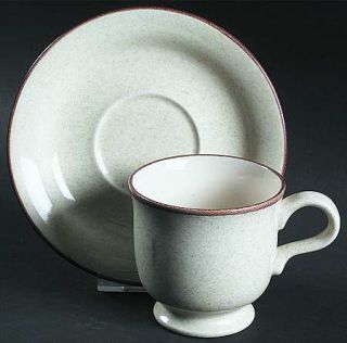 Mikasa Stylemanor Footed Cup & Saucer Set, Fine China Dinnerware   Stylemanor,Gr