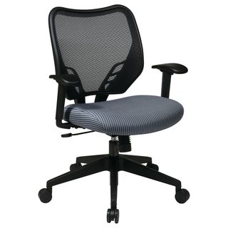 Office Star Products Space 81 Series Dark Air Grid Back Chair (Black/blue Weight capacity 250 pounds Dimensions 40.5 inches high x 26.75 inches wide x 25.5 inches deep Seat size 20 inches wide x 19.75 inches deep x 3.5 inches tall Back size 20 inches 