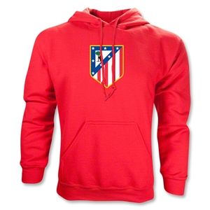 hidden Atletico Madrid Crest Hoody (Red)