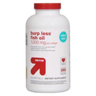 up&up Burp Less Fish Oil 1000 mg Softgels   350 Count
