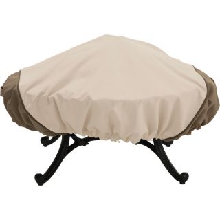 Classic Accessories Fire Pit Cover   Fits Round Pits, Medium, Pebble, Model