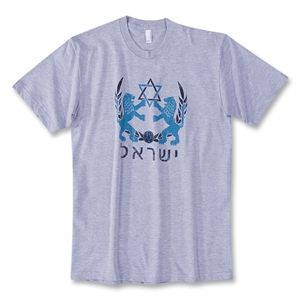Objectivo Israel Lions Soccer Crest T Shirt (Gray)