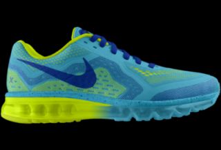 Nike Air Max 2014 iD Custom Kids Running Shoes (3.5y 6y)   Blue