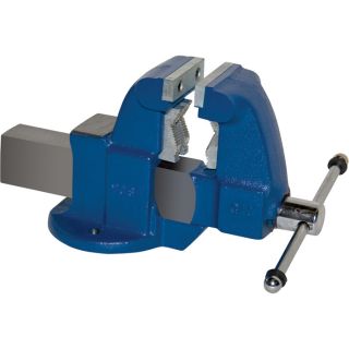 Yost Heavy Duty Industrial Combination Bench Vise   Stationary Base, 3 1/2 Inch