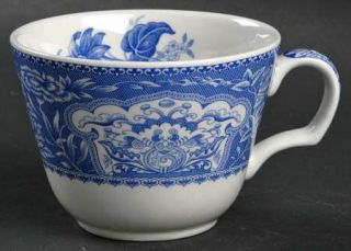Spode Georgian Collection Flat Cup, Fine China Dinnerware   Blue Room Collection