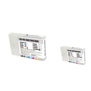 Epson T543400 2 ink Yellow Cartridge Set (remanufactured) (Yellow (T543400)CompatibilityEpson Stylus 7600/ Stylus Pro 4000/ Stylus Pro 7600/ Stylus Pro 9600All rights reserved. All trade names are registered trademarks of respective manufacturers listed.C