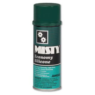 Misty Economy Silicone Spray Lubricant, Aerosol Can, 11oz (12 Pack)