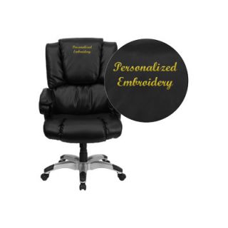 FlashFurniture Personalized High Back Leather Overstuffed Executive Office Ch