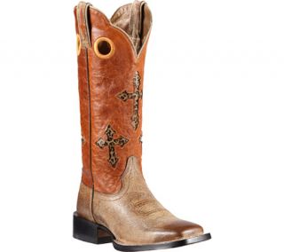 Womens Ariat Ranchero   Tumbled Tawny/Sunset Full Grain Leather Boots