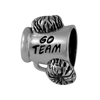 Forever Moments Oxidized Cheerleader Megaphone Bead, Womens