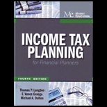 Income Tax Planning for Financial Planner