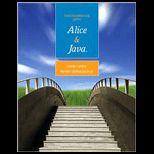 Programming With Alice and Java   With CD