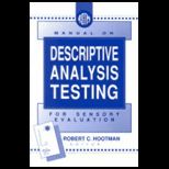 Manual on Descrip. Analysis Testing