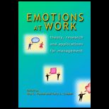 Emotions at Work  Theory, Research and Applications for Management