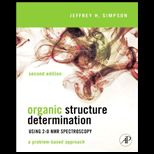 Organic Structure Determinat. Using 2 D