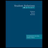 Intermediate Algebra, Student Solution Manual