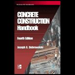 Concrete Construction Handbook