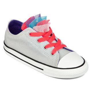 Converse All Star Chuck Taylor Party Toddler Girls Sneakers, Gray, Gray, Girls