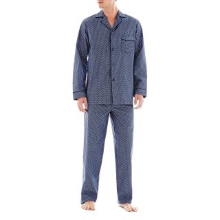 Stafford Premium Pajama Set, Blue/Pink, Mens