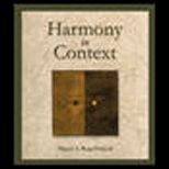 Harmony in Context   Workbook and Anthology   With CD