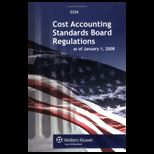 Cost Accounting Standards Board Regulation