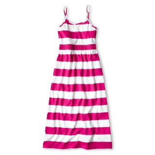 JOE FRESH Joe Fresh Print Sleeveless Maxi Dress   Girls 4 14, Pink, Girls