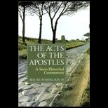 Acts of the Apostles  A Socio Rhetorical Commentary
