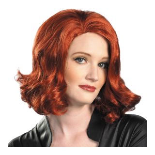 The Avengers Black Widow Wig   Adult, Red, Womens