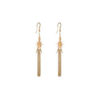 dom by dominique cohen Gold Tone Star & Tassel Earrings, Womens