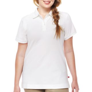 Dickies Pique Polo   Plus, White