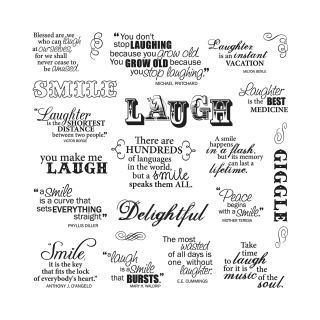 Fiskars Laugh With Me Clear Stamps Sheets