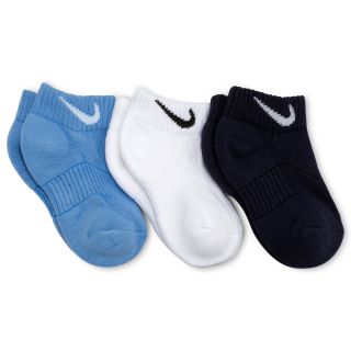 Nike 3 pk. Low Cut Socks   Boys, Blue/White, Boys