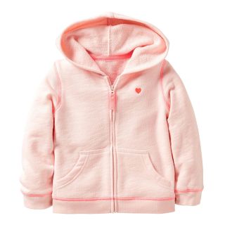 Carters Pink French Terry Hoodie   Girls 2t 4t, Girls