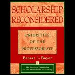 Scholarship Reconsidered  Priorities of the Professoriate