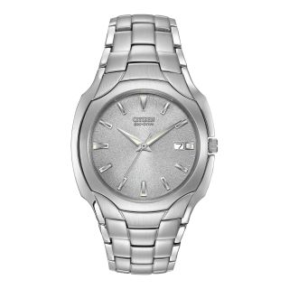 Citizen Mens Eco Drive Stainless Steel Watch BM6010 55A