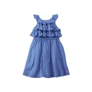 Carters Carter s Ruffled Geometric Print Dress   Girls 2t 4t, Blue, Blue, Girls