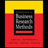 Essentials of Business Research Methods