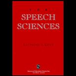 Speech Sciences