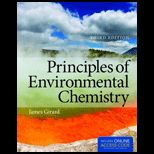 Principles of Environmental Chem.  Text
