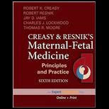Creasy and Resniks Maternal Fetal Medicine Principles and Practice Expert Consult