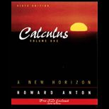 Calculus  A New Horizon, Volume I / With CD