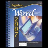 Microsoft. Word 2007  Signature Series   Package    With CD and 2 Snaps