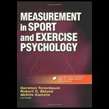 Measurement in Sport and Exercises Psychology
