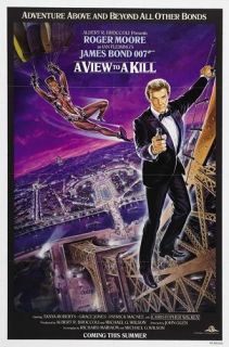 A VIEW TO A KILL Movie Poster